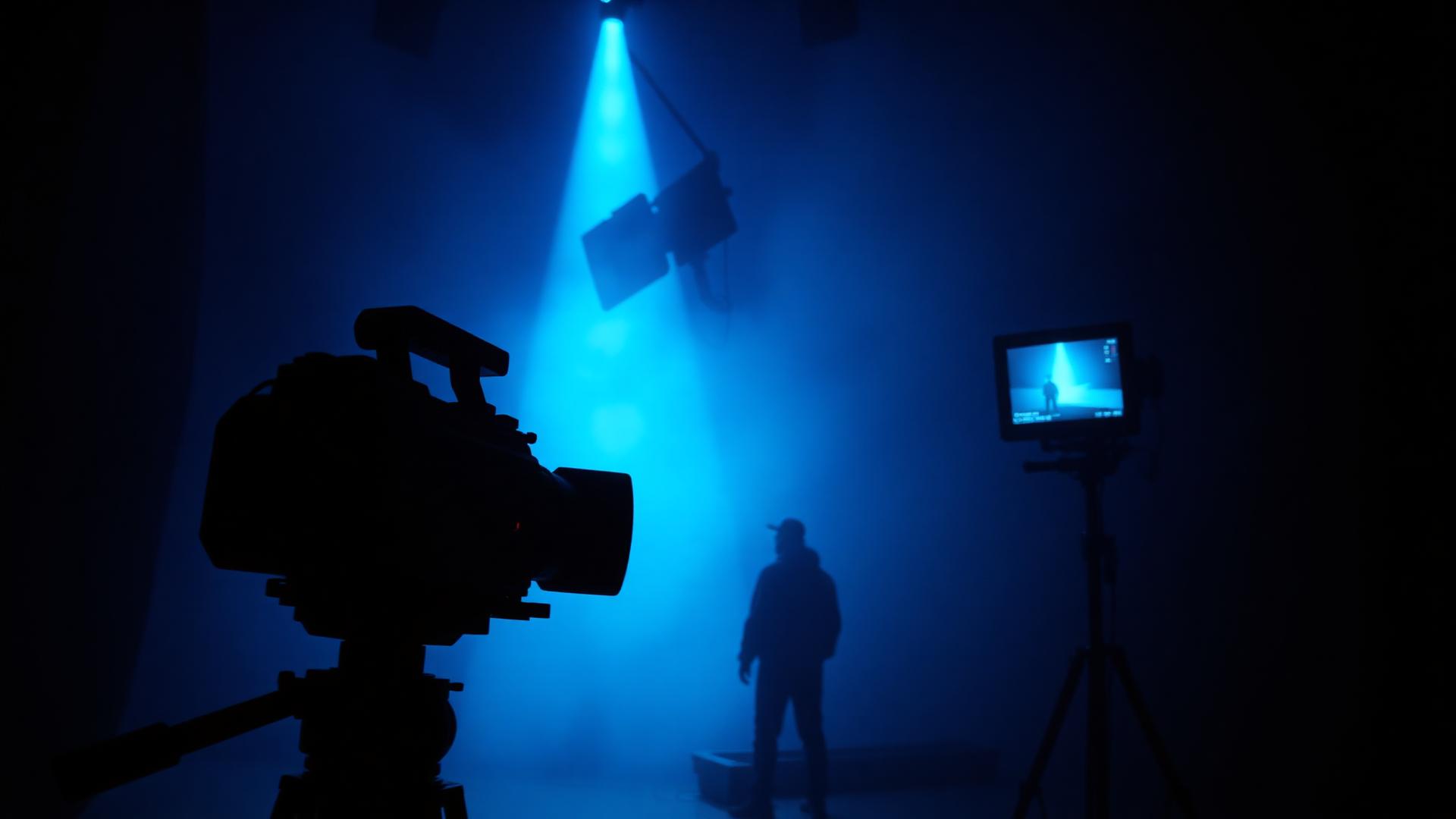 A cinematic frame from the Haven production program